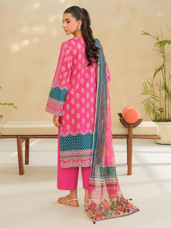 Limelight 3 Piece Lawn Suit-Embroidered (Unstitched)