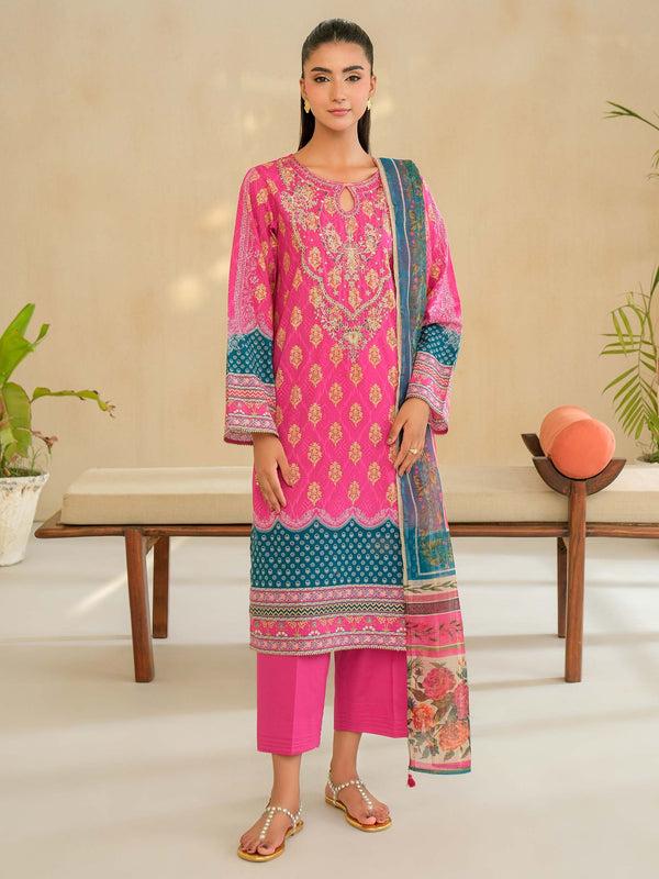 limelight 3 Piece Lawn Suit-Embroidered (Unstitched)