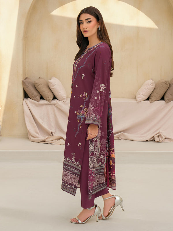 Limelight 3 Piece Lawn Suit-Embroidered (Unstitched)