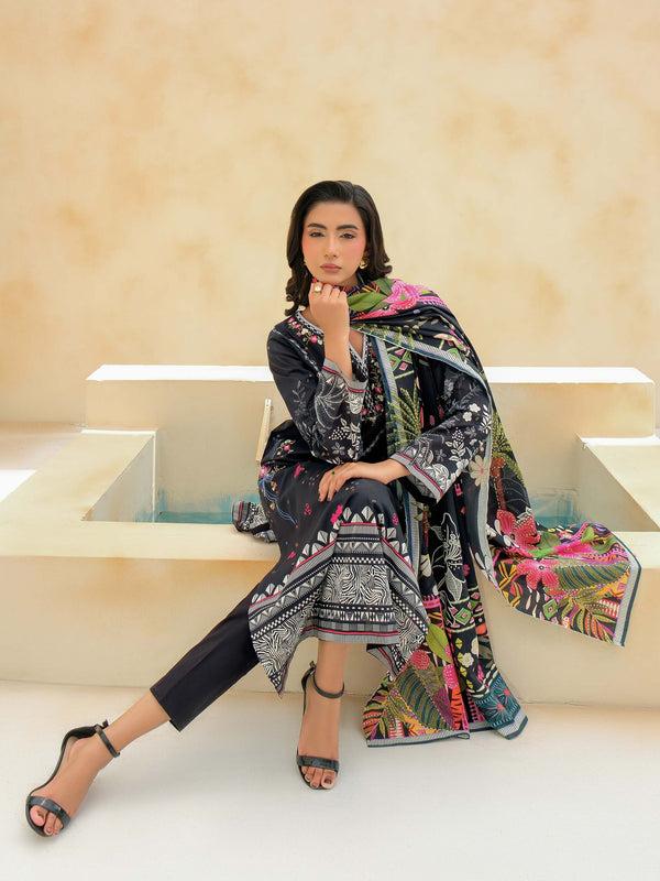 Limelight 3 Piece Lawn Suit-Embroidered (Unstitched)