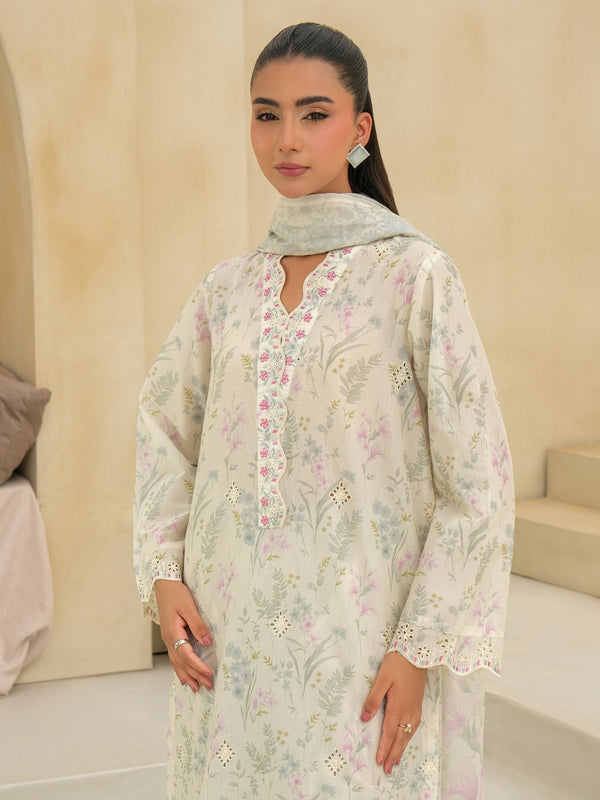 Limelight 3 Piece Lawn Suit-Embroidered (Unstitched)