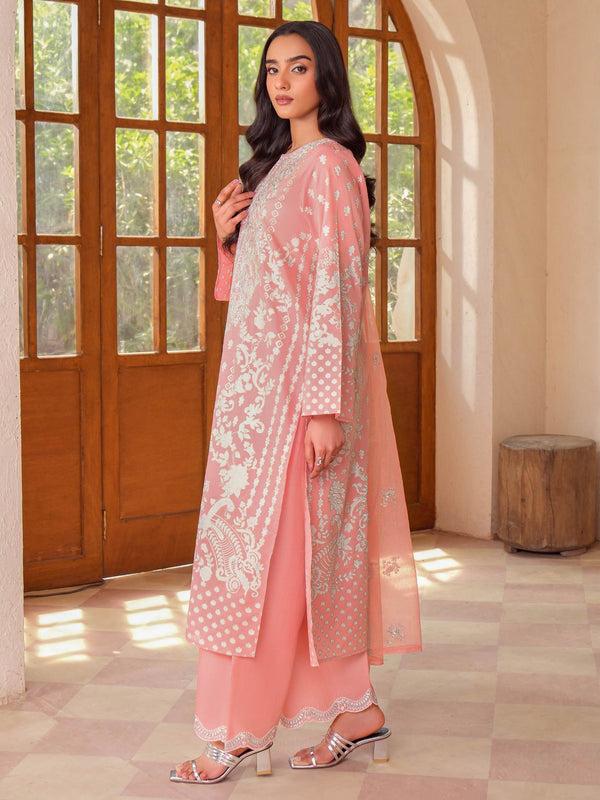 Limelight 3 Piece Lawn Suit-Embroidered (Unstitched)
