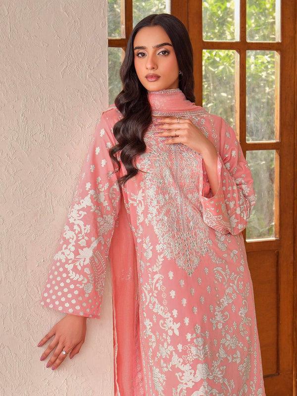 Limelight 3 Piece Lawn Suit-Embroidered (Unstitched)