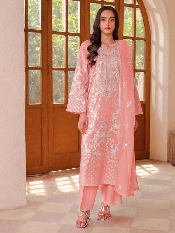 limelight 3 Piece Lawn Suit-Embroidered (Unstitched)