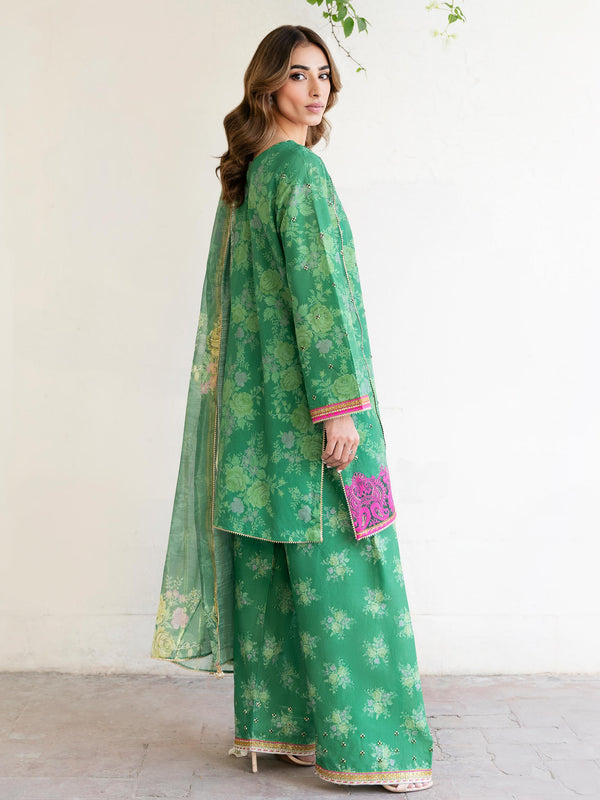 Limelight 3 Piece Lawn Suit-Embroidered (Unstitched)