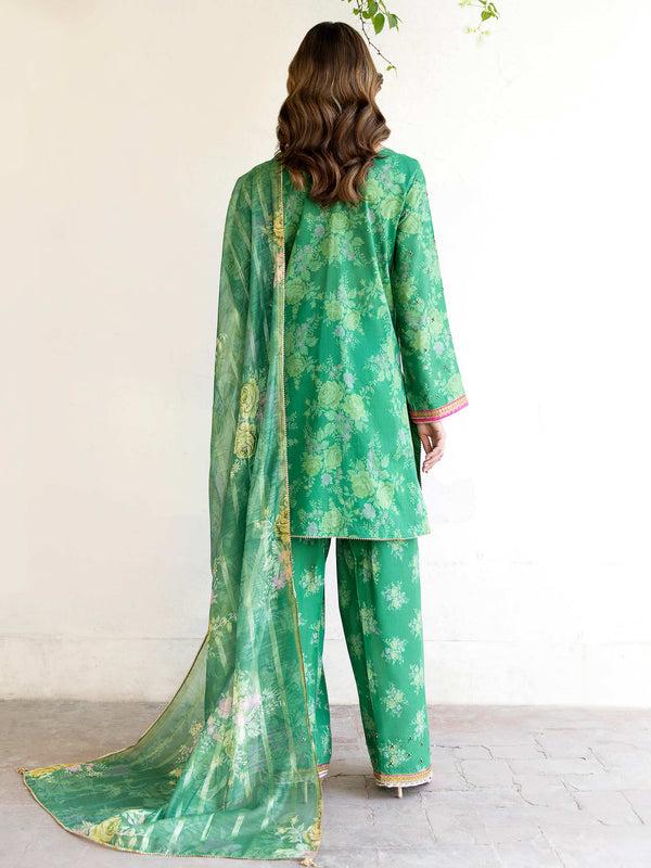 Limelight 3 Piece Lawn Suit-Embroidered (Unstitched)
