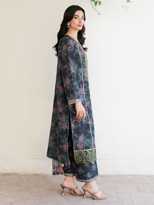 Limelight 3 Piece Lawn Suit-Embroidered (Unstitched)