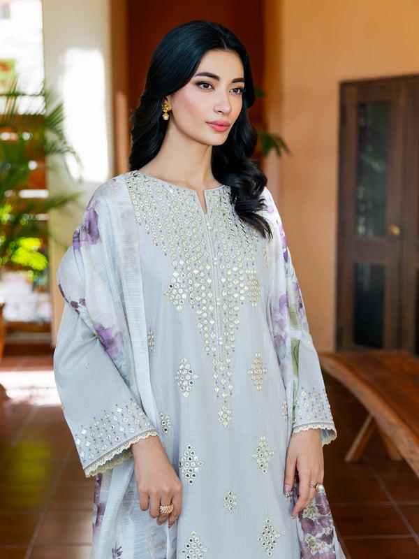 Limelight 3 Piece Lawn Suit-Embroidered (Unstitched)