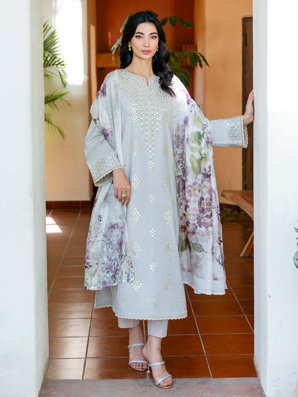 limelight 3 Piece Lawn Suit-Embroidered (Unstitched)