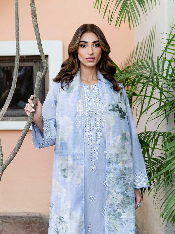 Limelight 3 Piece Lawn Suit-Embroidered (Unstitched)