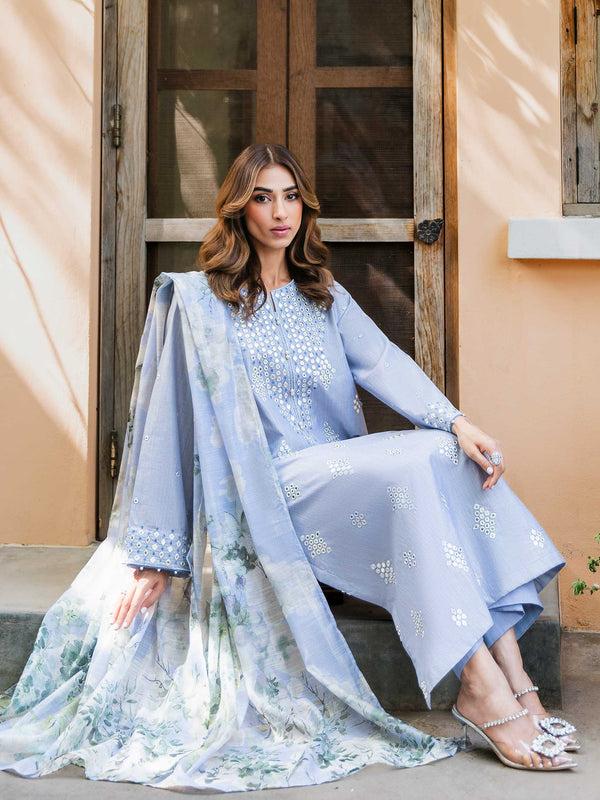 limelight 3 Piece Lawn Suit-Embroidered (Unstitched)
