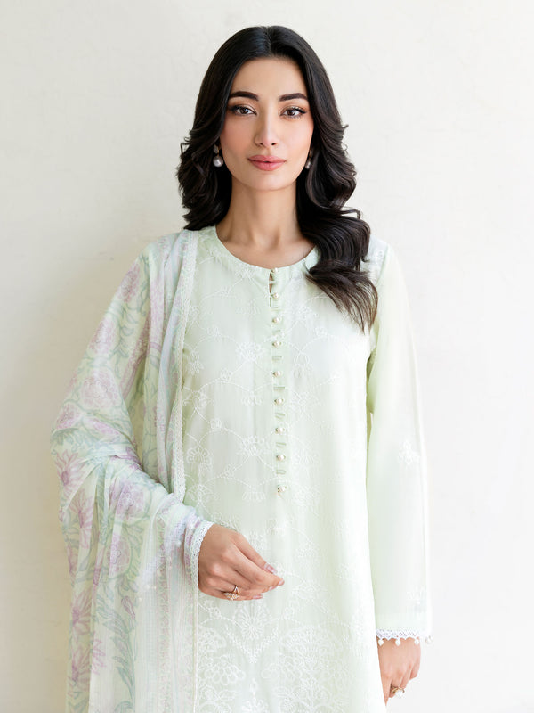 Limelight 3 Piece Lawn Suit-Embroidered (Unstitched)