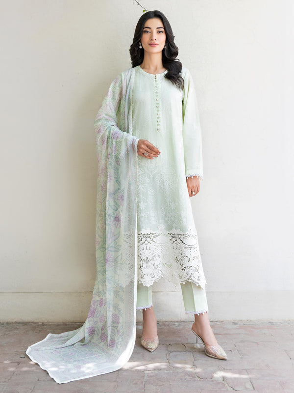 limelight 3 Piece Lawn Suit-Embroidered (Unstitched)