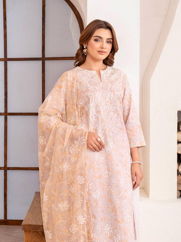 Limelight 3 Piece Lawn Suit-Embroidered (Unstitched)