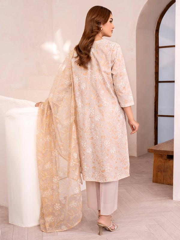 Limelight 3 Piece Lawn Suit-Embroidered (Unstitched)