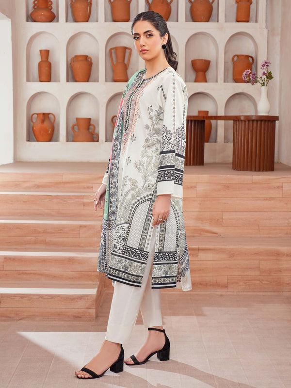 Limelight 3 Piece Lawn Suit-Embroidered (Unstitched)