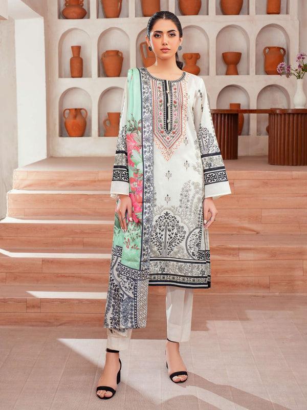 limelight 3 Piece Lawn Suit-Embroidered (Unstitched)
