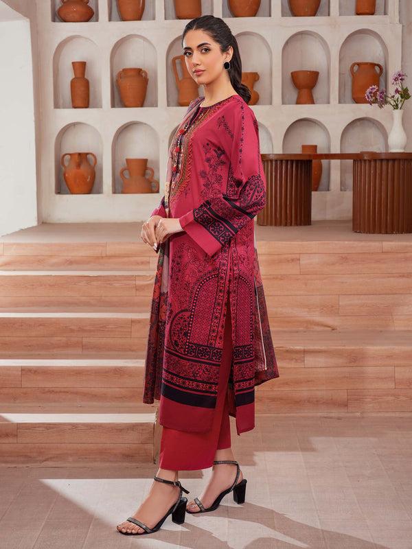 Limelight 3 Piece Lawn Suit-Embroidered (Unstitched)