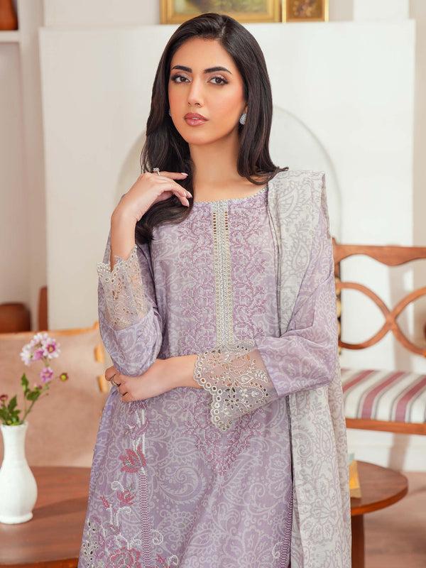 Limelight 3 Piece Lawn Suit-Embroidered (Unstitched)