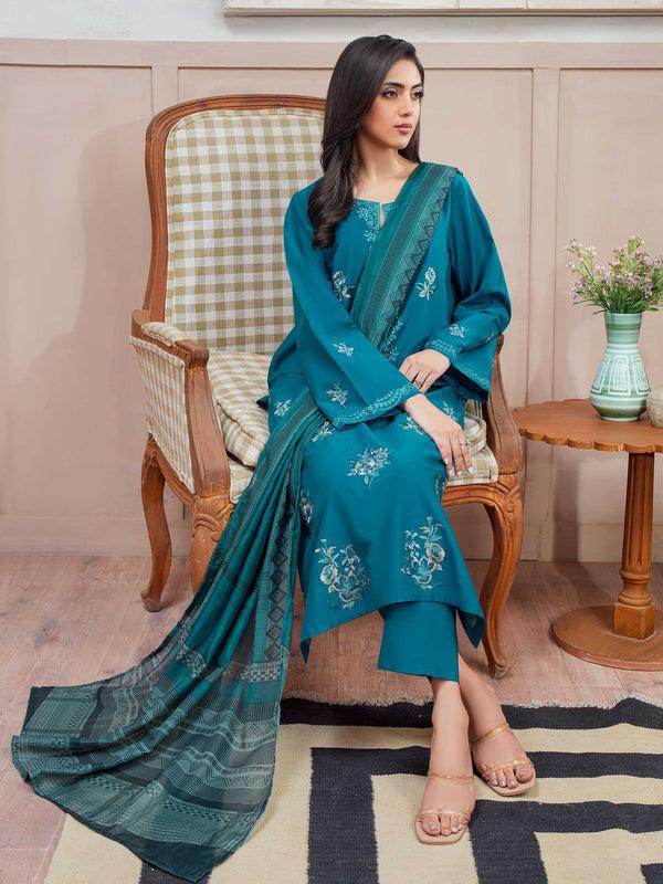 Limelight 3 Piece Lawn Suit-Embroidered (Unstitched)