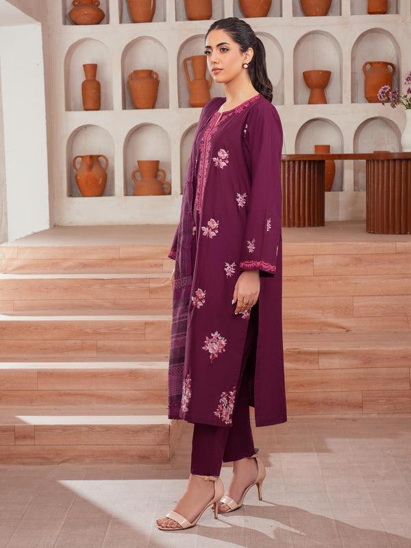 Limelight 3 Piece Lawn Suit-Embroidered (Unstitched)