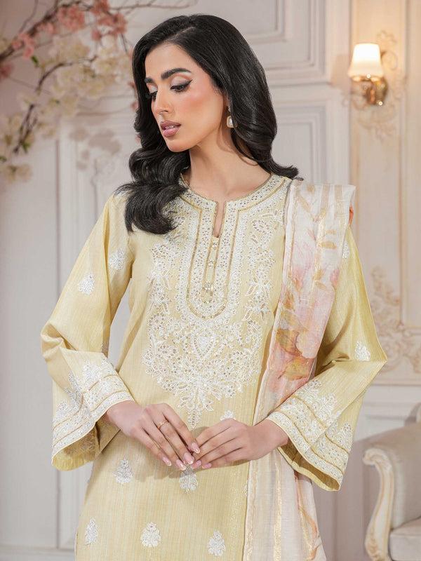 Limelight 3 Piece Lawn Suit-Embroidered (Unstitched)