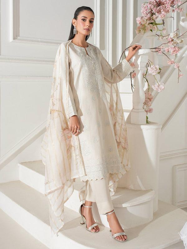 limelight 3 Piece Lawn Suit-Embroidered (Unstitched)