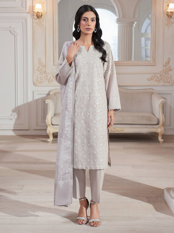 Limelight 3 Piece Lawn Suit-Embroidered (Unstitched)