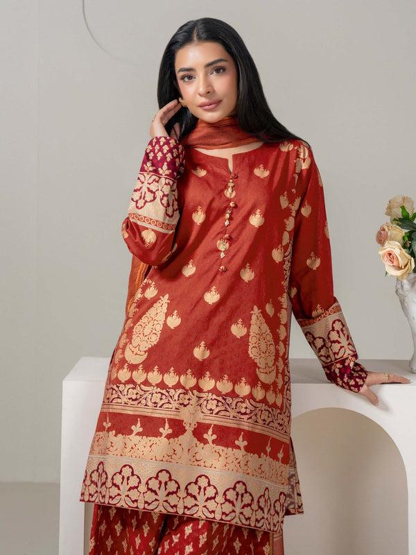 Limelight 3 Piece Lawn Suit-Paste-Print (Pret)