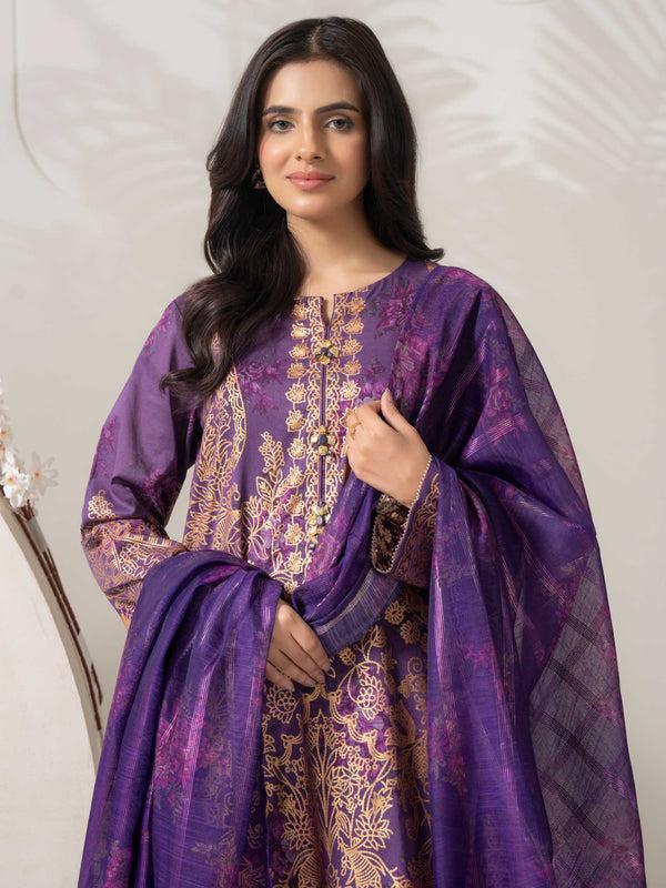 Limelight 3 Piece Lawn Suit-Paste Print (Pret)