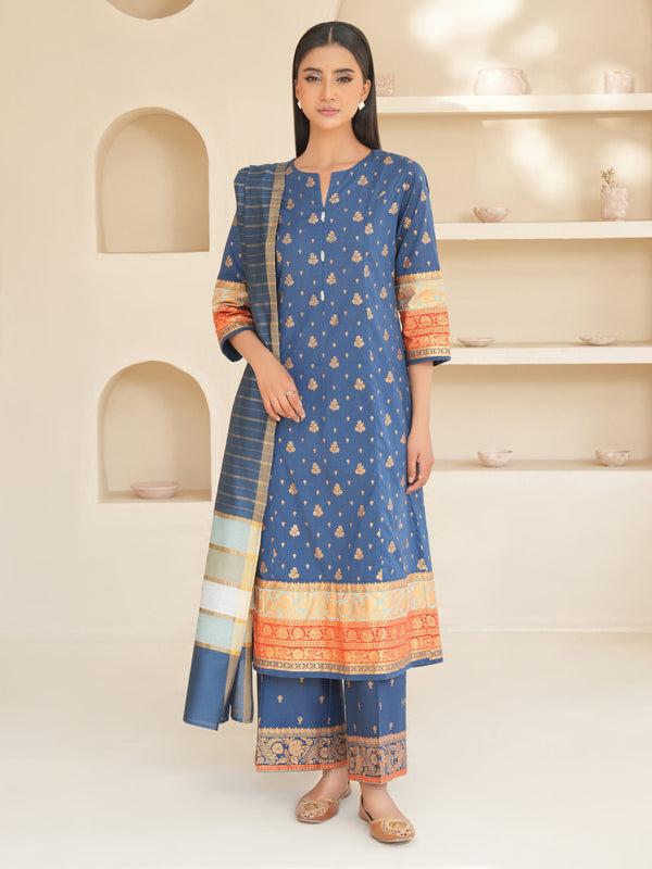 Limelight 3 Piece Lawn Suit-Paste Print (Unstitched)