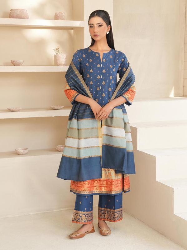 Limelight 3 Piece Lawn Suit-Paste Print (Unstitched)