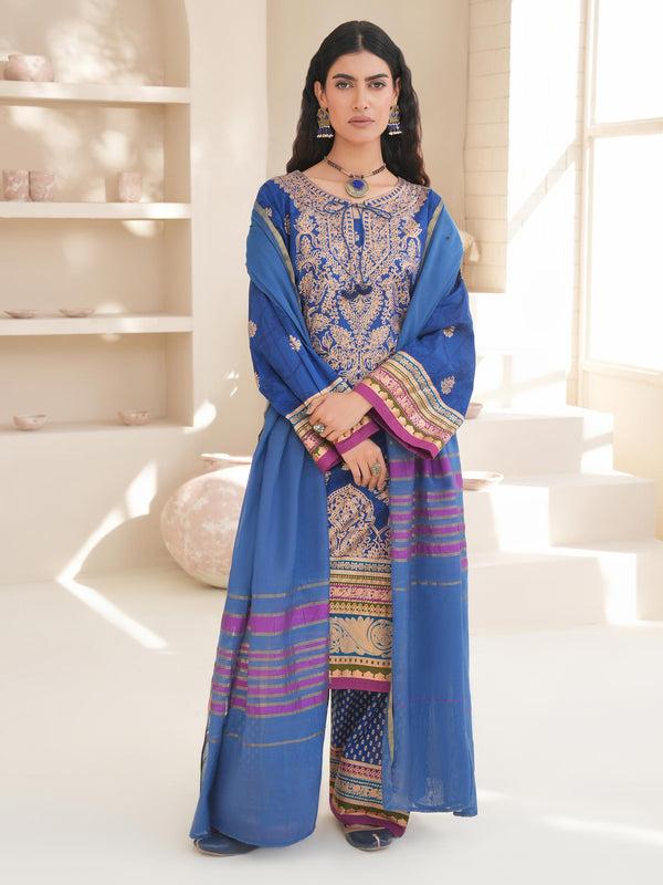 Limelight 3 Piece Lawn Suit-Paste Print (Unstitched)