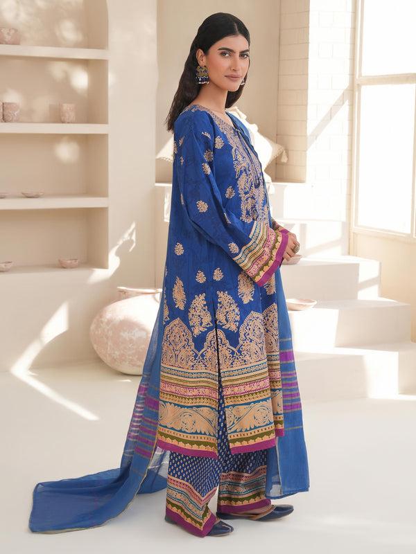 Limelight 3 Piece Lawn Suit-Paste Print (Unstitched)