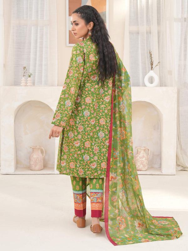 Limelight 3 Piece Lawn Suit-Paste Print (Unstitched)