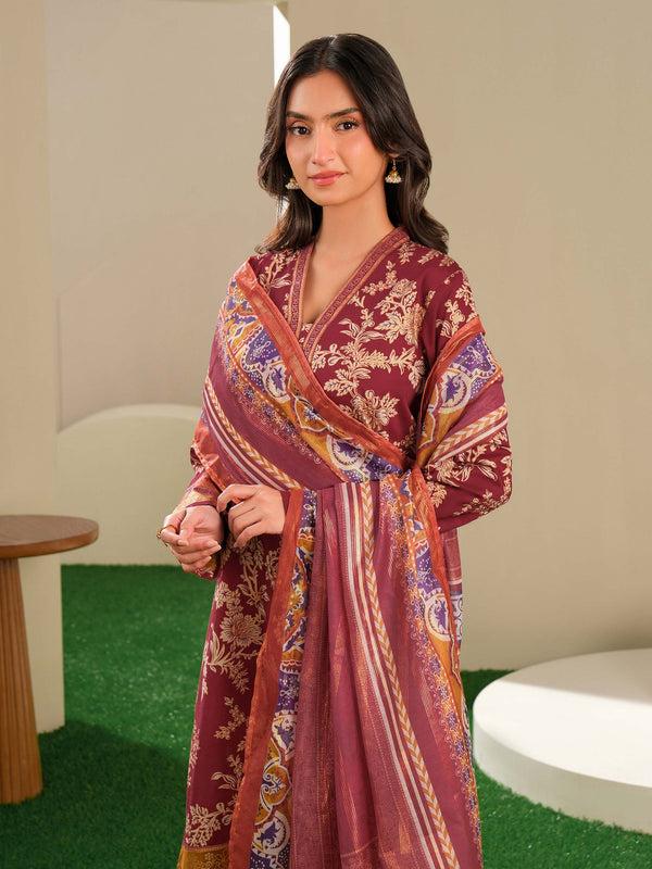 Limelight 3 Piece Lawn Suit-Paste Print (Unstitched)