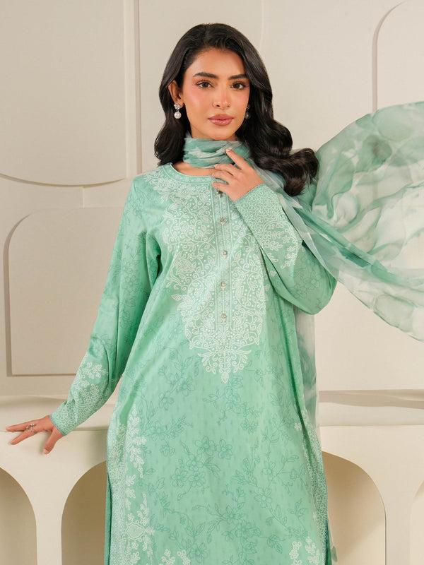 Limelight 3 Piece Lawn Suit-Paste Print (Unstitched)