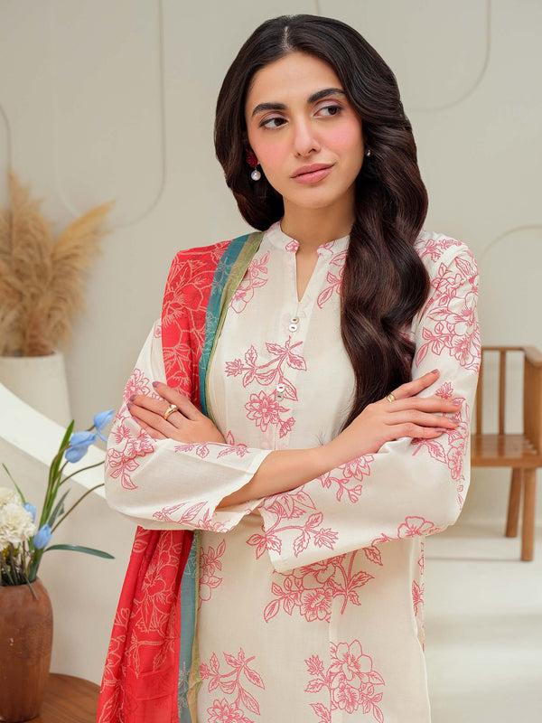 Limelight 3 Piece Lawn Suit-Paste Print (Unstitched)