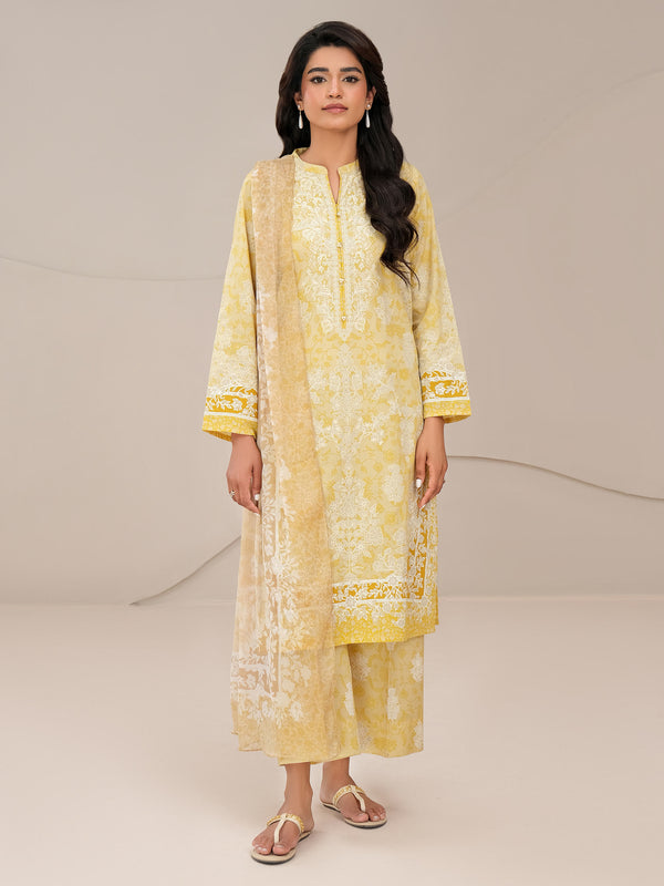 limelight 3 Piece Lawn Suit-Paste Print (Unstitched)