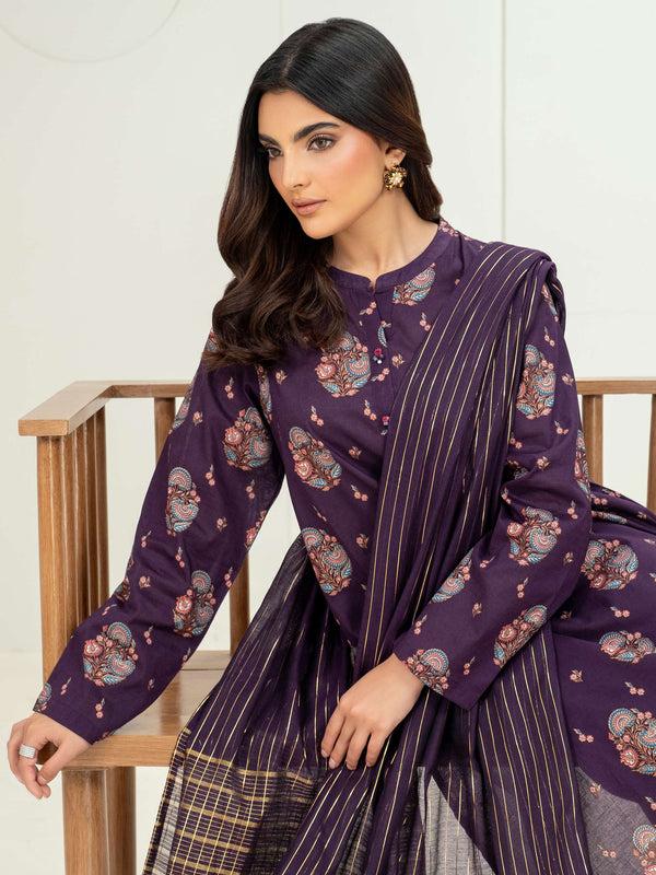 Limelight 3 Piece Lawn Suit-Paste Print (Unstitched)