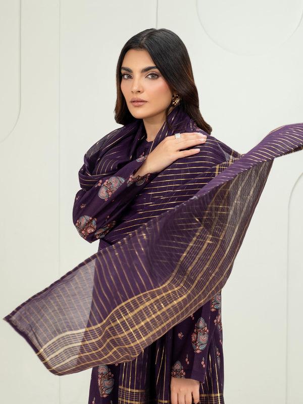 Limelight 3 Piece Lawn Suit-Paste Print (Unstitched)