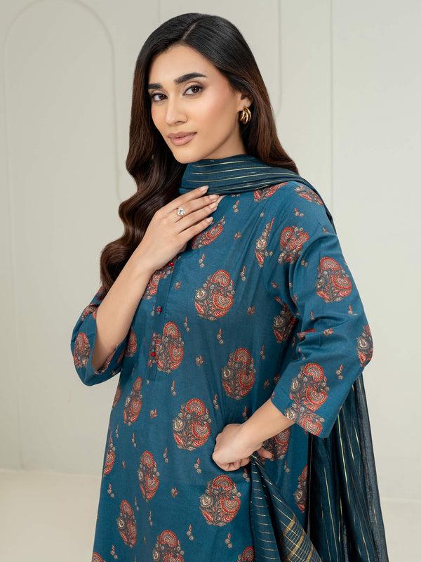 Limelight 3 Piece Lawn Suit-Paste Print (Unstitched)