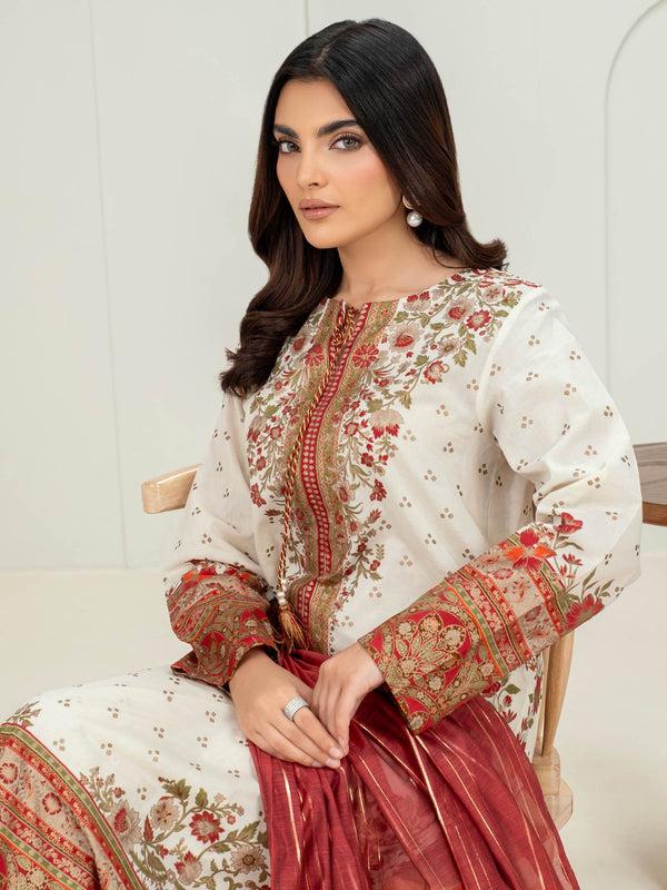 Limelight 3 Piece Lawn Suit-Paste Print (Unstitched)