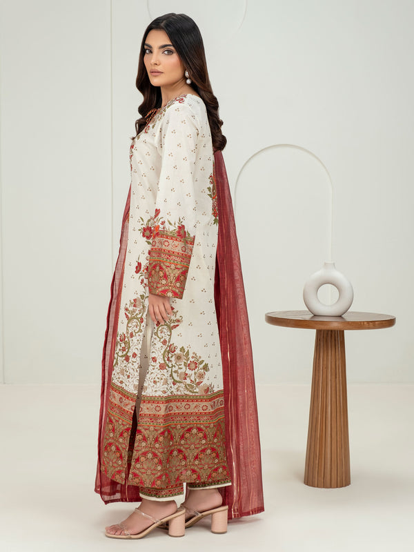 Limelight 3 Piece Lawn Suit-Paste Print (Unstitched)