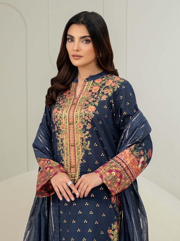 Limelight 3 Piece Lawn Suit-Paste Print (Unstitched)