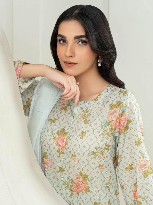Limelight 3 Piece Lawn Suit-Paste Print (Unstitched)
