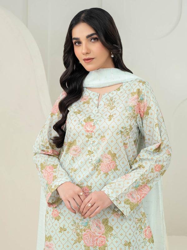 Limelight 3 Piece Lawn Suit-Paste Print (Unstitched)