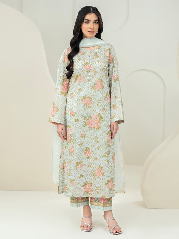 limelight 3 Piece Lawn Suit-Paste Print (Unstitched)