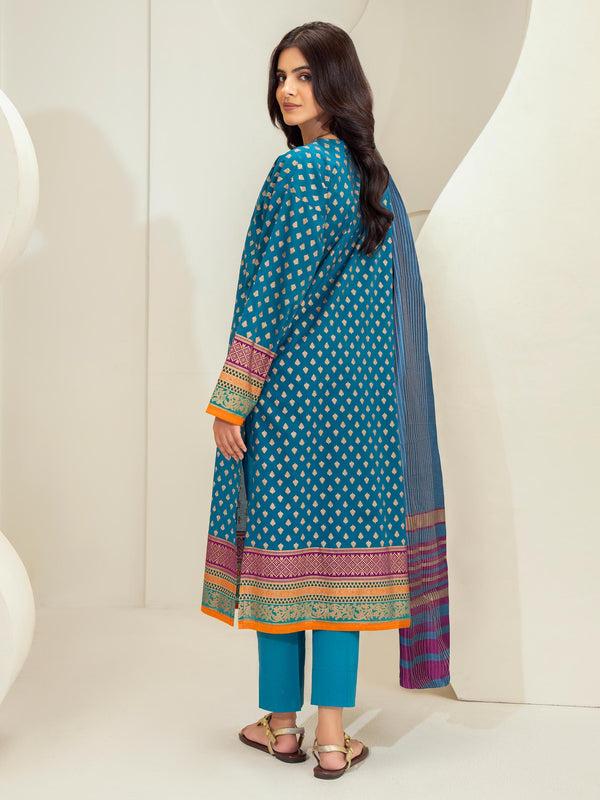 Limelight 3 Piece Lawn Suit-Paste Print (Unstitched)