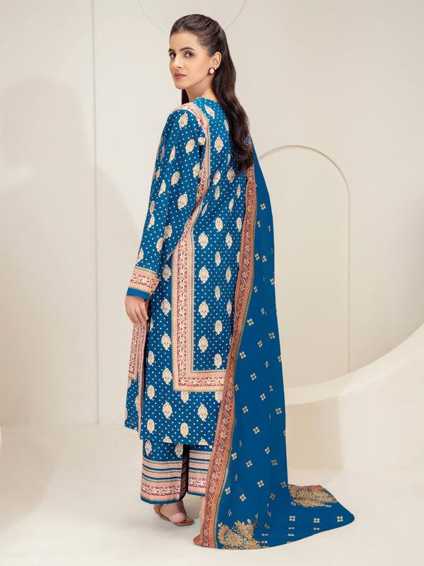 Limelight 3 Piece Lawn Suit-Paste Print (Unstitched)